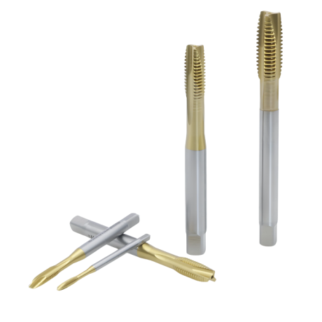Przejdź do produktu Gwintownik maszynowy prosty HSSE-Co DIN 371/374/376 TiN