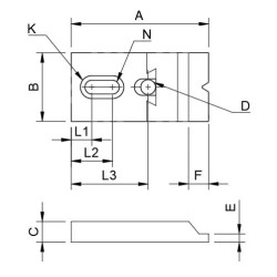 Docisk boczny DB011 - niski - M5-M20 - łapa dociskowa_6.jpg
