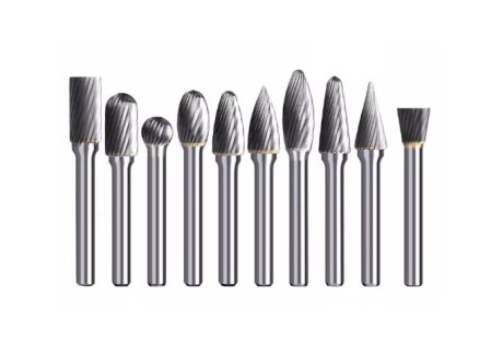 Przejdź do produktu Frez pilnikowy, węglik do trzpieniówki - do szlifowania twardych stali | VHM-odporny na zużycie  zestaw (10 szt.)