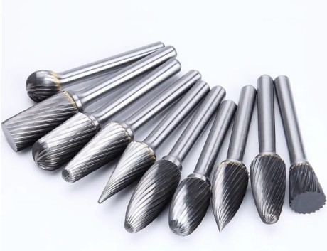 Przejdź do produktu Frez pilnikowy, węglik do trzpieniówki - do szlifowania twardych stali | VHM-odporny na zużycie  zestaw (10 szt.)