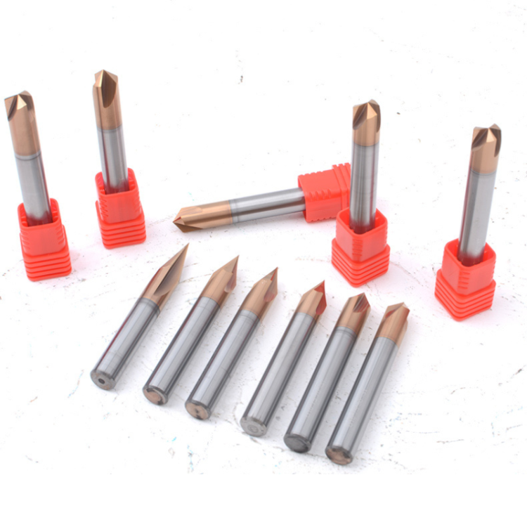 Fazownik VHM Węglik Nakiełek 2/3 ostrzowy Powłoka TiSiN | 30° 40° 45° 50° 60° 70° 80° 90° 100° 110° 120° 130° 140° 150°