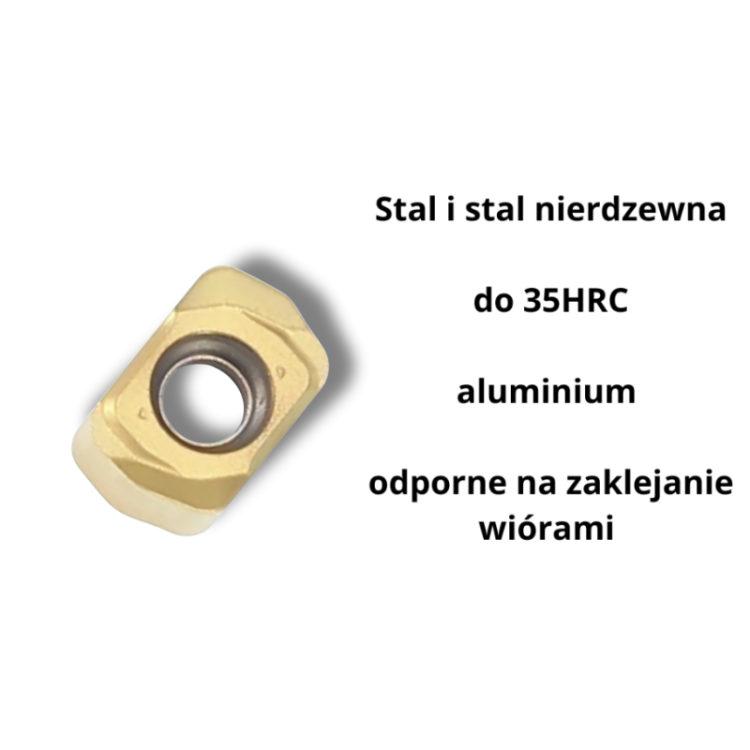 Płytki wieloostrzowe LNMU 0202 high feed | ODPORNE NA ZUŻYCIE LNMU0202 (10szt.)