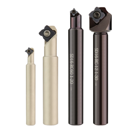 Przejdź do produktu Frez ćwiartkowy składany RC do zaokrągleń, na płytki wymienne | QuadRad RC