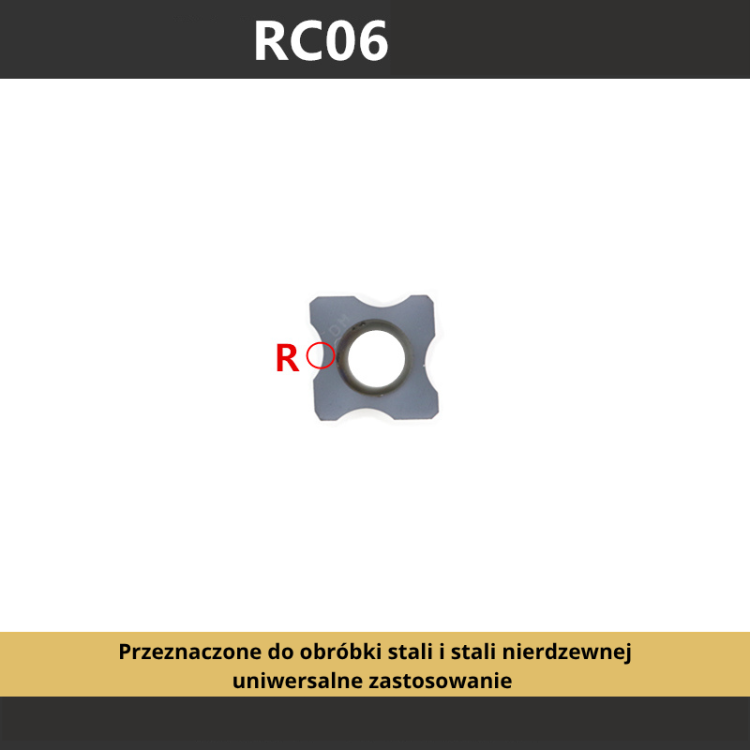 Płytki wymienne do frezu QuadRad RC (1szt.)