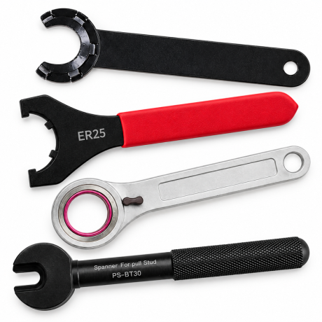 Go to product ER, APU, BT and ISO wrench for toolholder nuts and pull studs