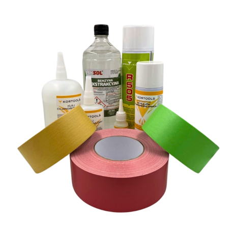 Przejdź do produktu Zestaw Klej+Taśma Kortools do Mocowania Detali CNC