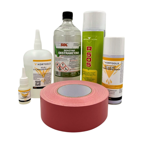 Przejdź do produktu Zestaw Klej+Taśma Kortools do Mocowania Detali CNC
