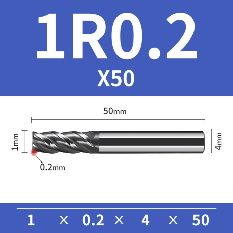 Przejdź do produktu Frez Torusowy Promieniowy 4-Ostrzowy VHM HYPERCUT