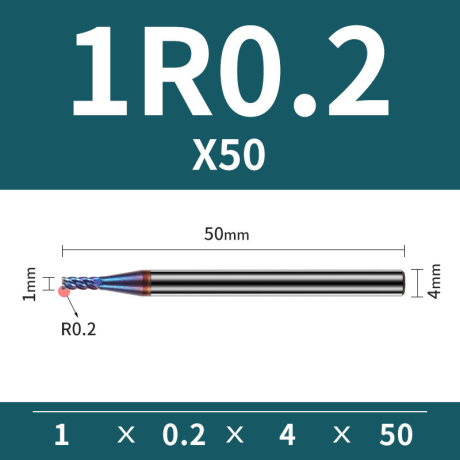 Przejdź do produktu Frez Torusowy Promieniowy 4-Ostrzowy NaCo4 | VHM 