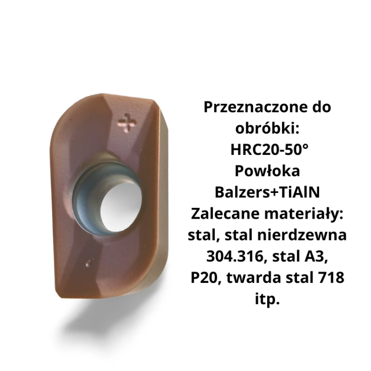 Twardość przetwarzania HRC20-50° Powłoka Balzers+TISiN - Zalecane materiały stal nierdzewna 304.316, stal A3, P20, twarda stal 718 itp. Stal nierdzewna ma lepszy efekt (1).png