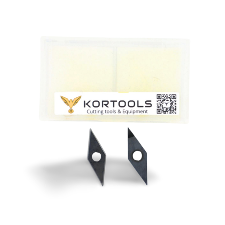 Przejdź do produktu Płytka tokarska VBGW/VBMT/VBGT  VCGT/VCMT 160401/02/04/08 PCD do aluminium, plastiku, mosiądzu  (1szt.)